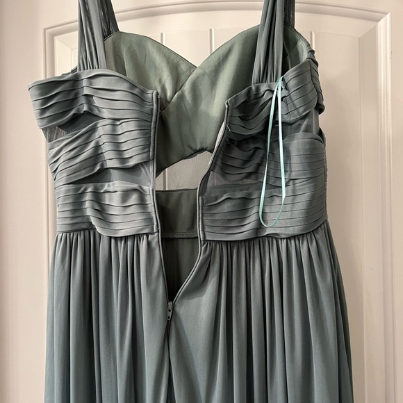 Bird Grey Bridesmaid Dress - Picture 3 of 5